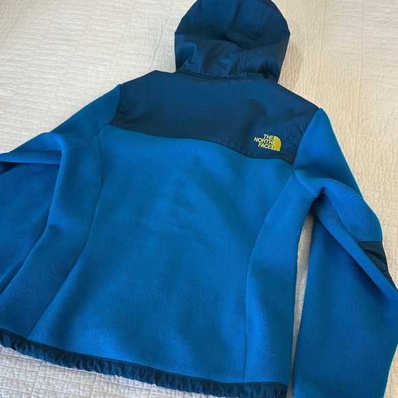 North Face Small Hooded Denali Fleece Jacket y2k rare hard to find color - Picture 6 of 8
